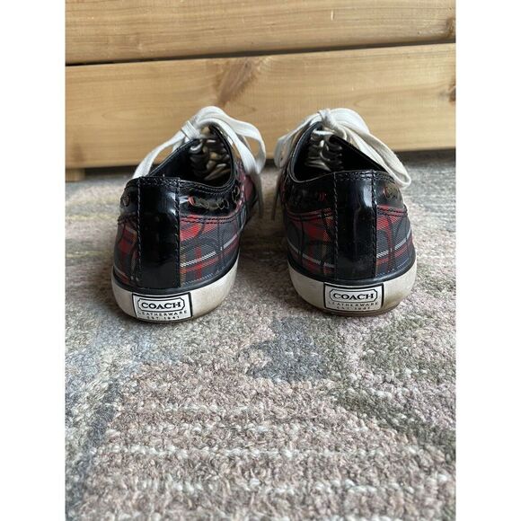 Coach Plaid Shoes size 7.5 - Picture 2 of 9